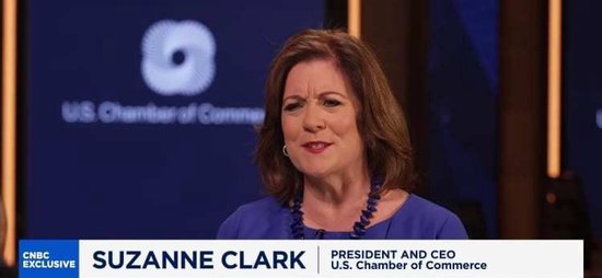 美国商会会长兼首席执行官苏珊娜·克拉克接受CNBC采访